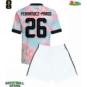 Belgien Matias Fernandez-Pardo #26 Bortaställ Barn VM 2026 Kortärmad (+ Korta byxor)